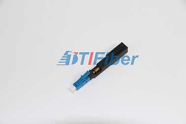 Conectores da fibra do único modo do LC UPC APC, conector direto reto do LC da fibra ótica