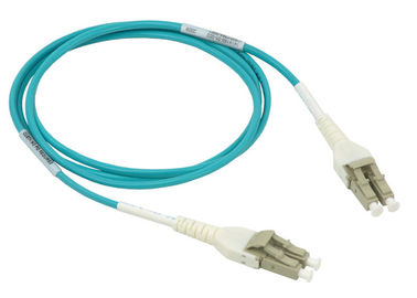 OM3, cabo de remendo da fibra óptica de OM4 Uniboot LC com cabo de OM4 LSZH