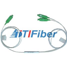Divisor de fibra ótica da solução 1x2 de FTTH mini com fibra de 0.9mm e conector de SC/APC