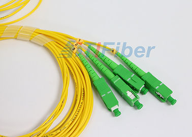 Divisor em forma de caixa do cabo ótico de Digitas do divisor da fibra ótica de SC/APC 1 x 4