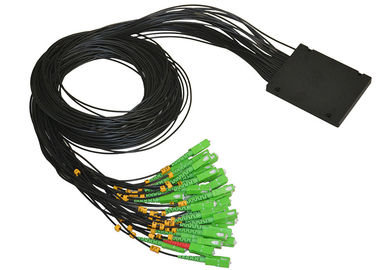 Divisor de fibra óptica Singlemode do PLC 1×32 com os conectores da fibra do SC/APC